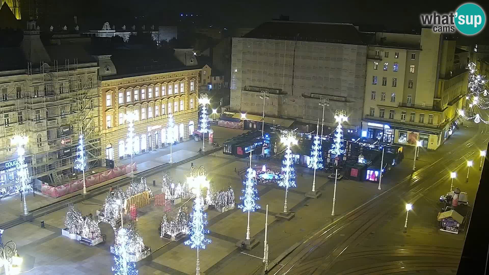Plaza Ban Jelačić camera en vivo Zagreb – Hotel Dubrovnik