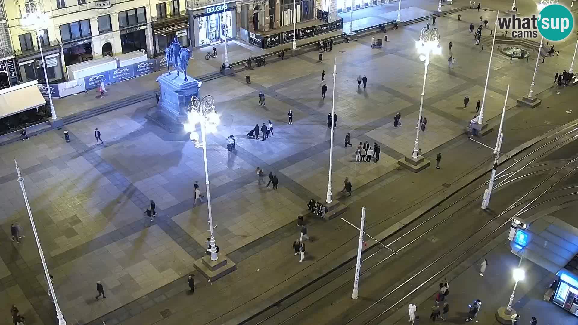 LIVE Webcam Zagreb Hotel Dubrovnik | Ban Jelačić square