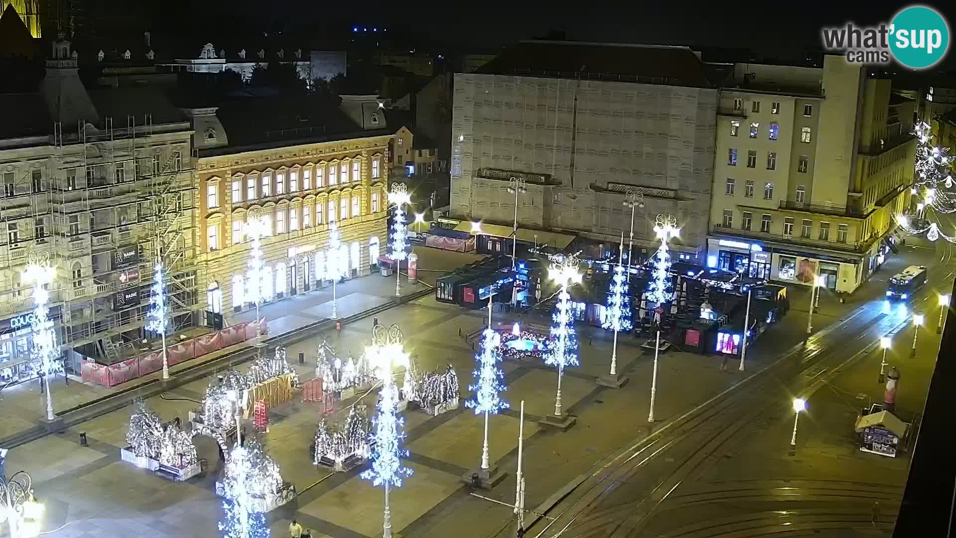Ban Jelačić Platz  Live webcam Zagreb – Hotel Dubrovnik