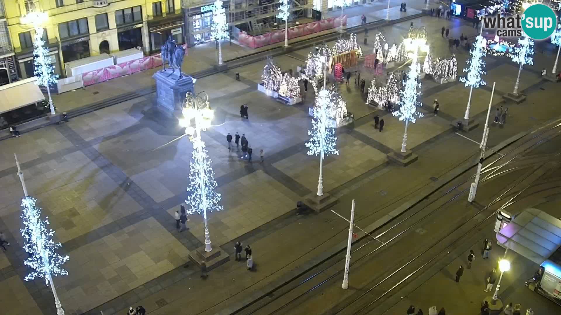 Ban Jelačić Platz  Live webcam Zagreb – Hotel Dubrovnik