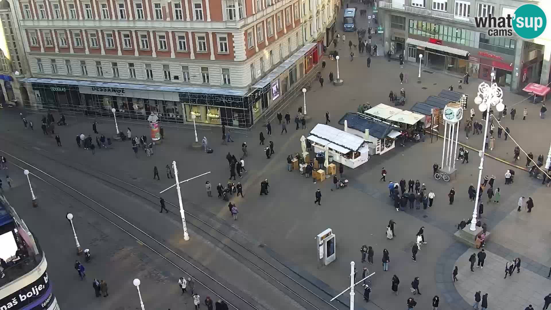 Ban Jelačić live cam Zagreb – Hotel Dubrovnik