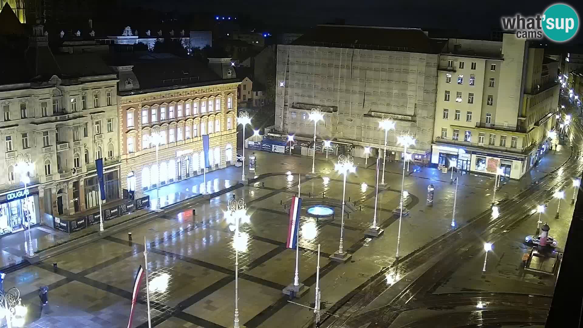 LIVE Webcam Zagreb Hotel Dubrovnik | Ban Jelačić square