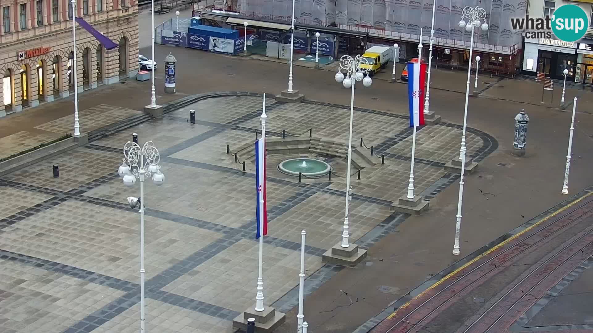 Trg Bana Jelačića web kamera Zagreb – Hotel Dubrovnik