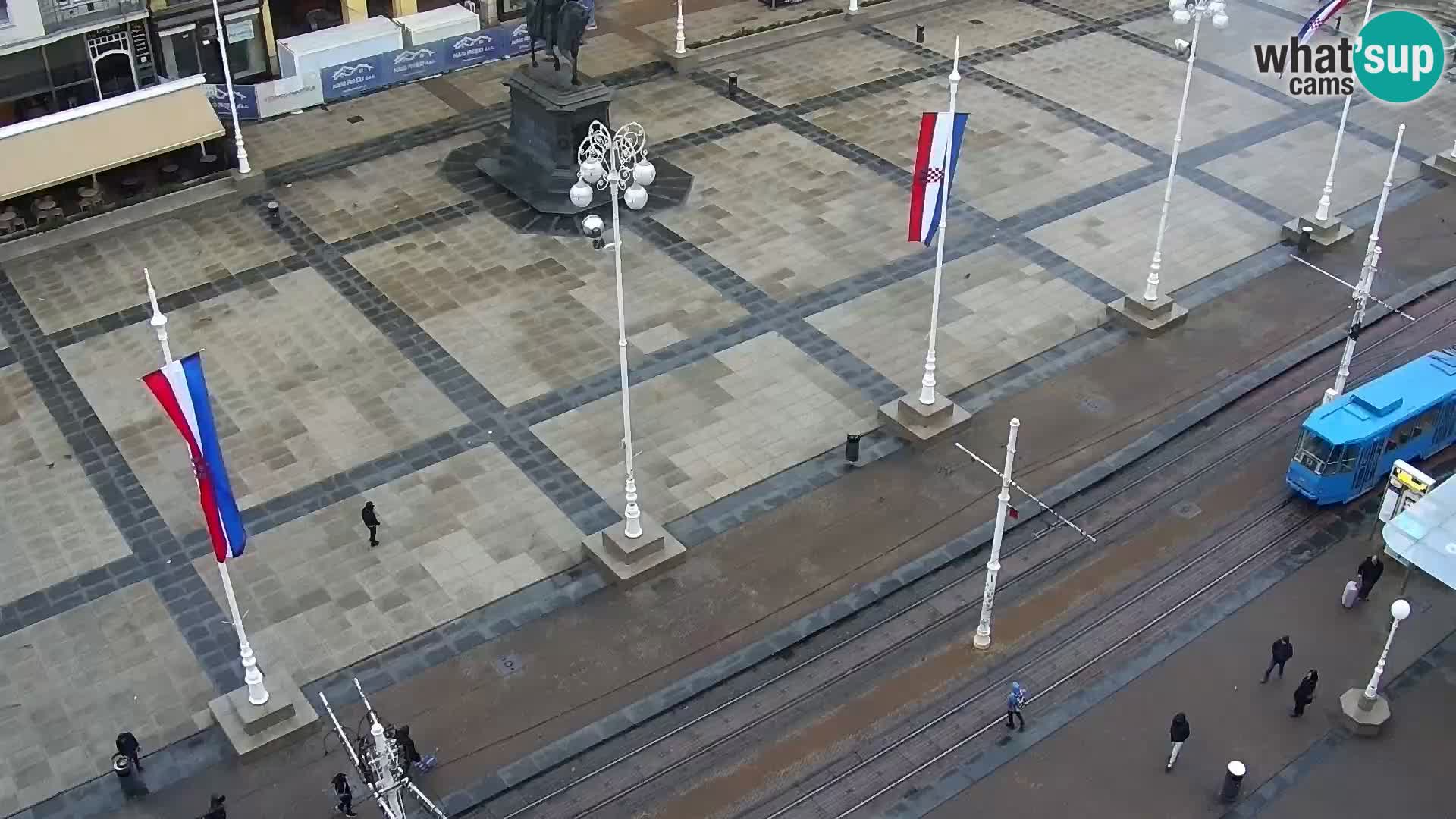 LIVE Webcam Zagreb Hotel Dubrovnik | Ban Jelačić square