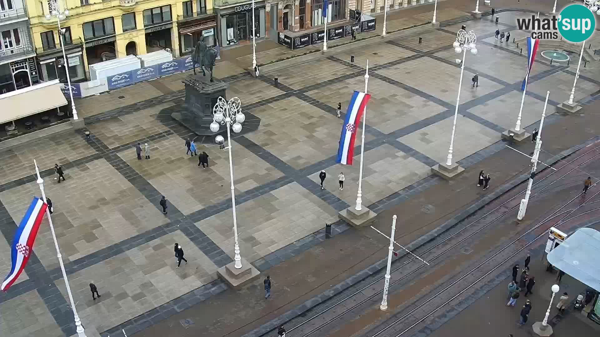 Piazza Ban Jelačić livecam Zagreb – Hotel Dubrovnik