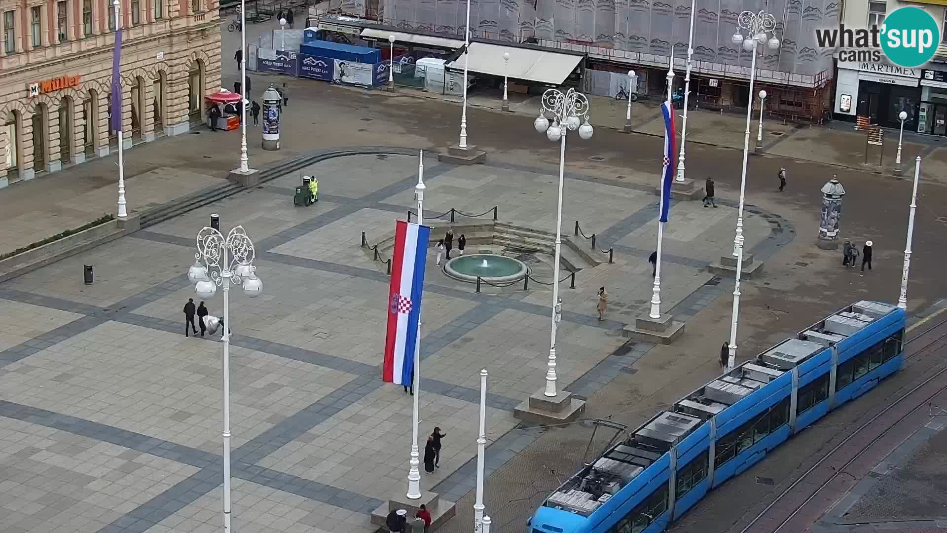 LIVE Webcam Zagreb Hotel Dubrovnik | Ban Jelačić square