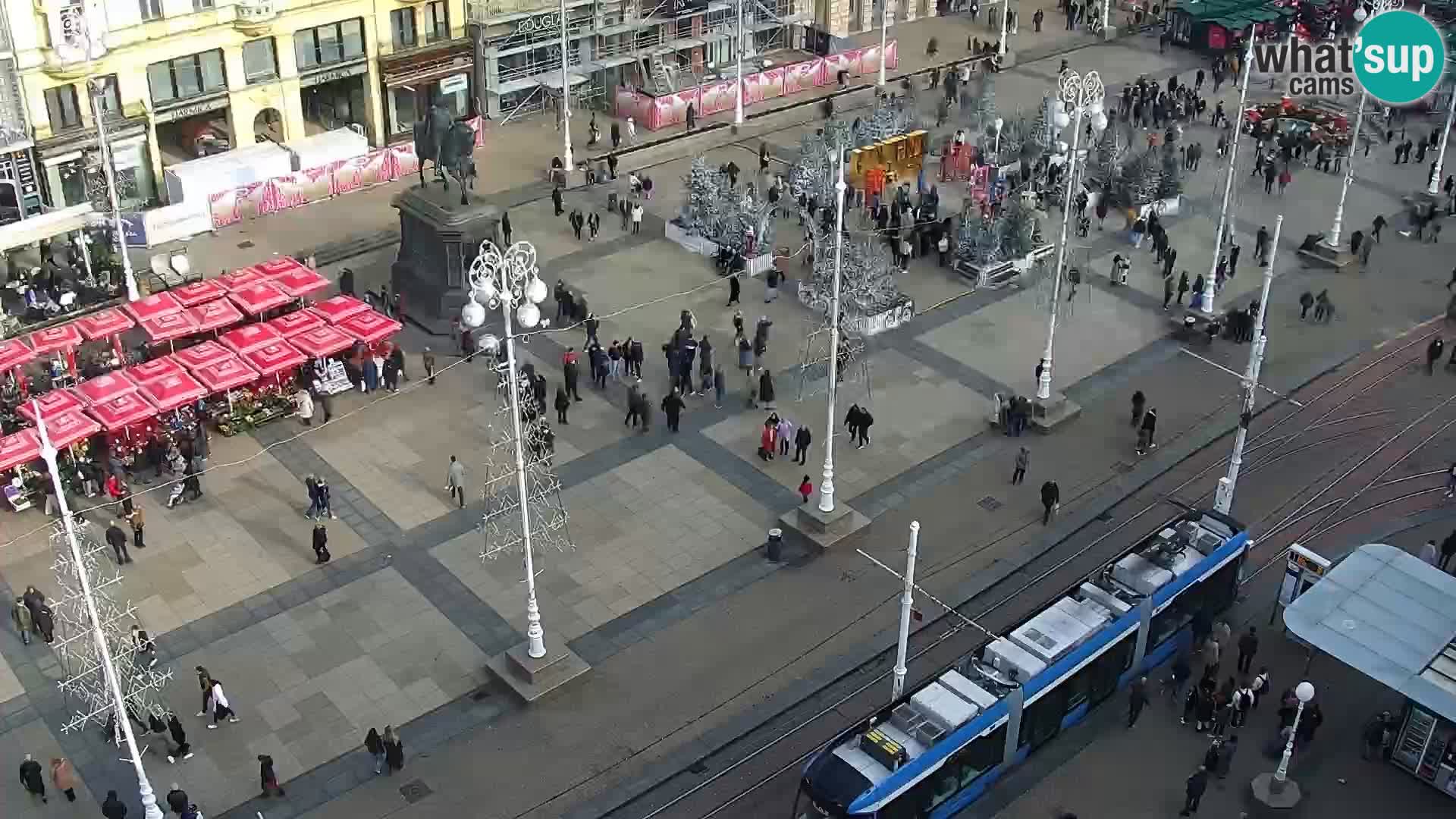 Trg Bana Jelačića web kamera Zagreb – Hotel Dubrovnik