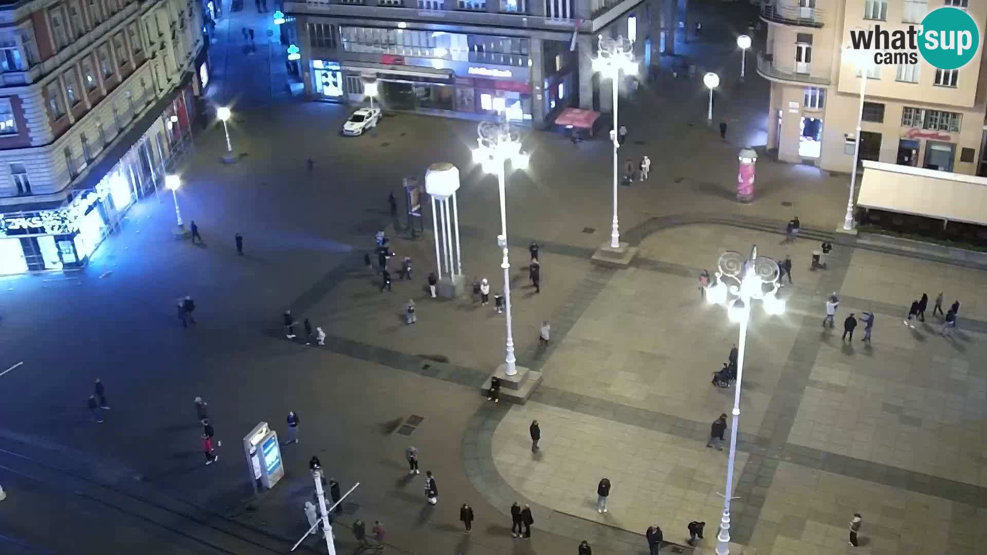 Ban Jelačić Platz  Live webcam Zagreb – Hotel Dubrovnik