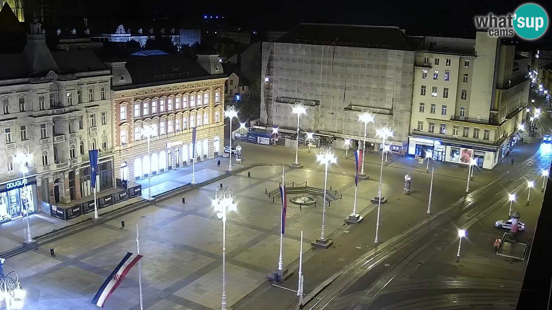 LIVE Webcam Zagreb Hotel Dubrovnik | Ban Jelačić square