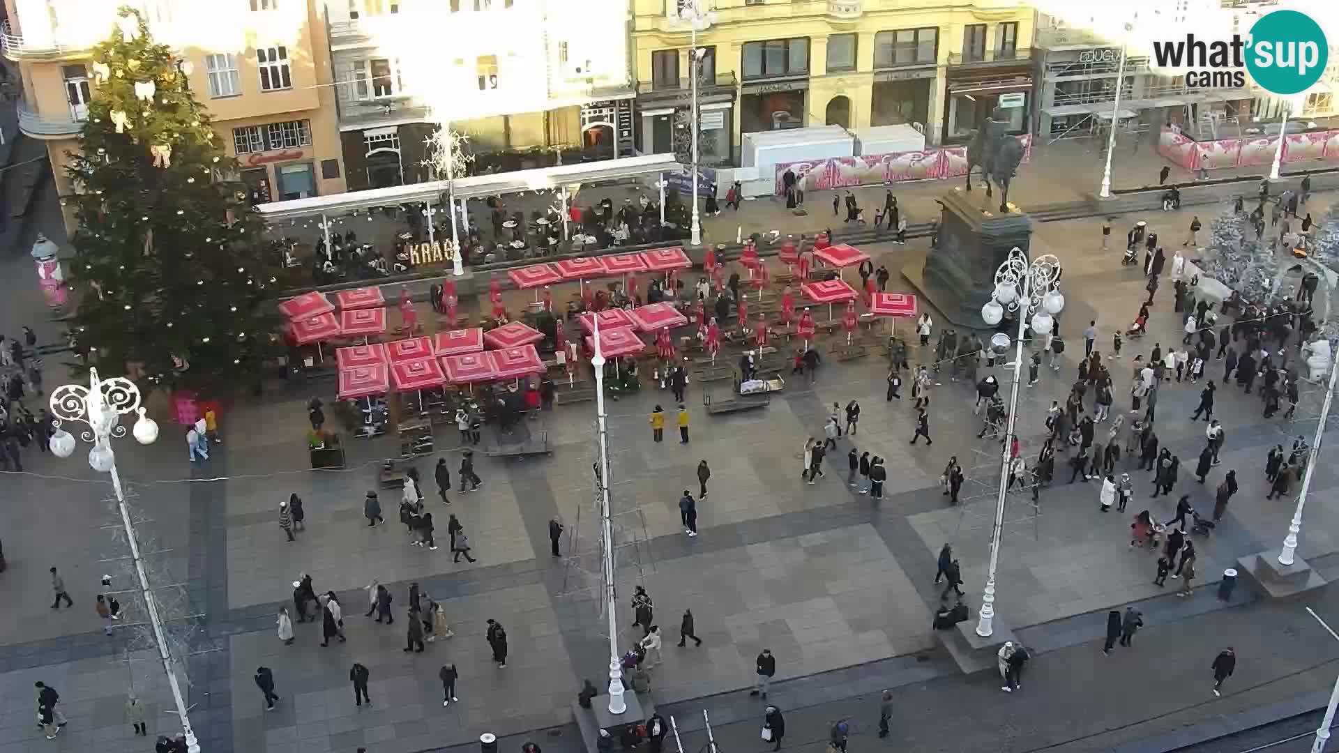 Plaza Ban Jelačić camera en vivo Zagreb – Hotel Dubrovnik