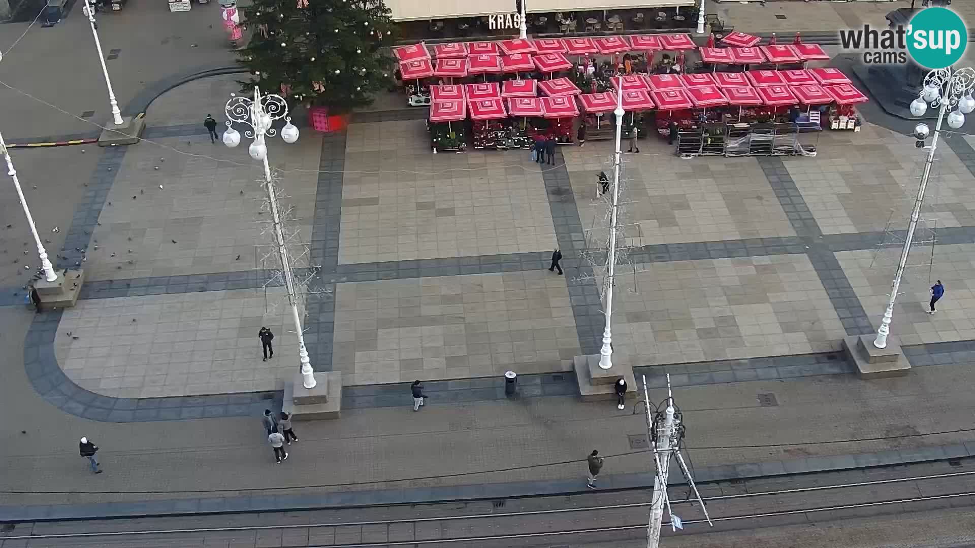 LIVE Webcam Zagreb Hotel Dubrovnik | Ban Jelačić square