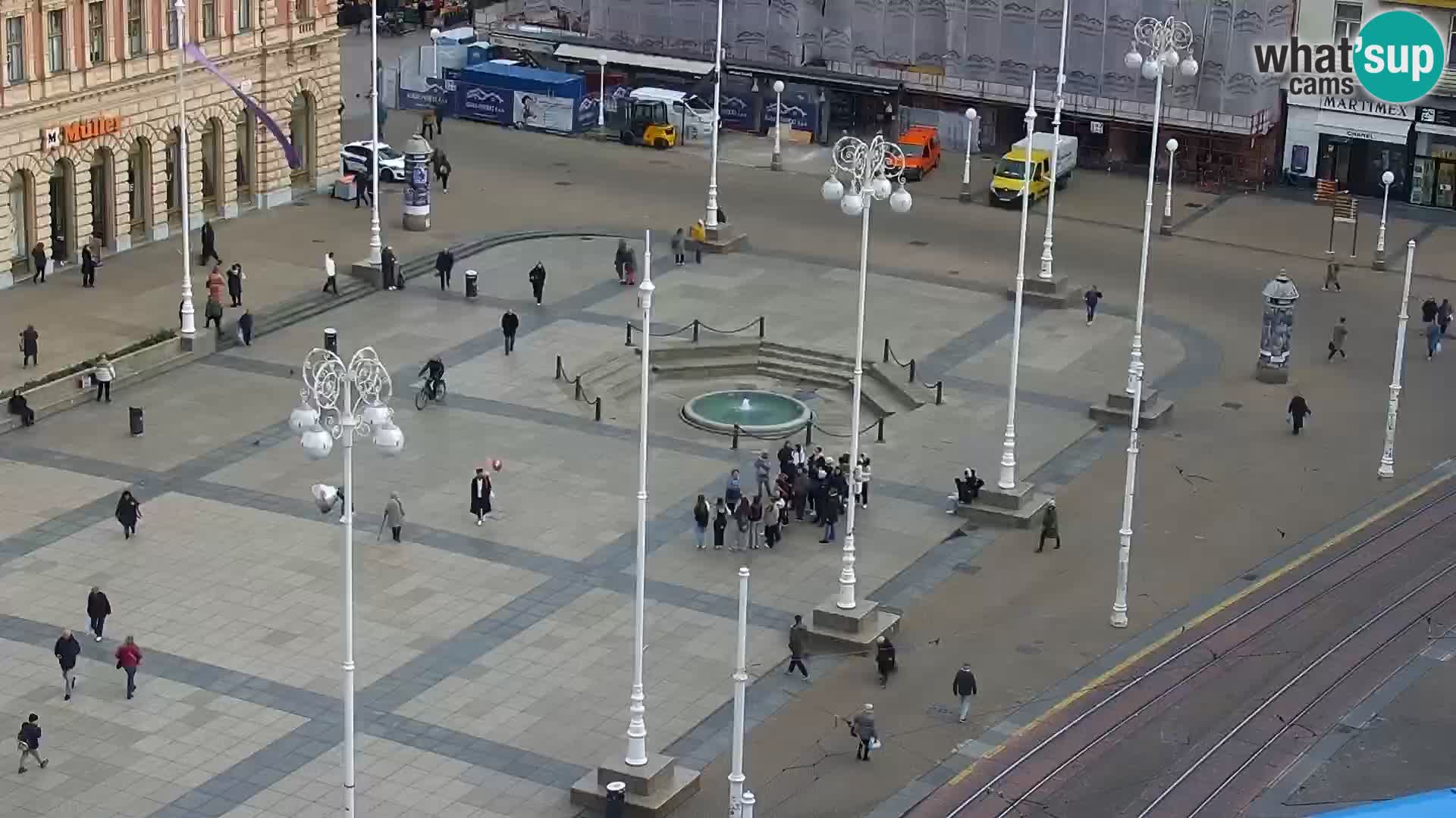 Ban Jelačić Platz  Live webcam Zagreb – Hotel Dubrovnik