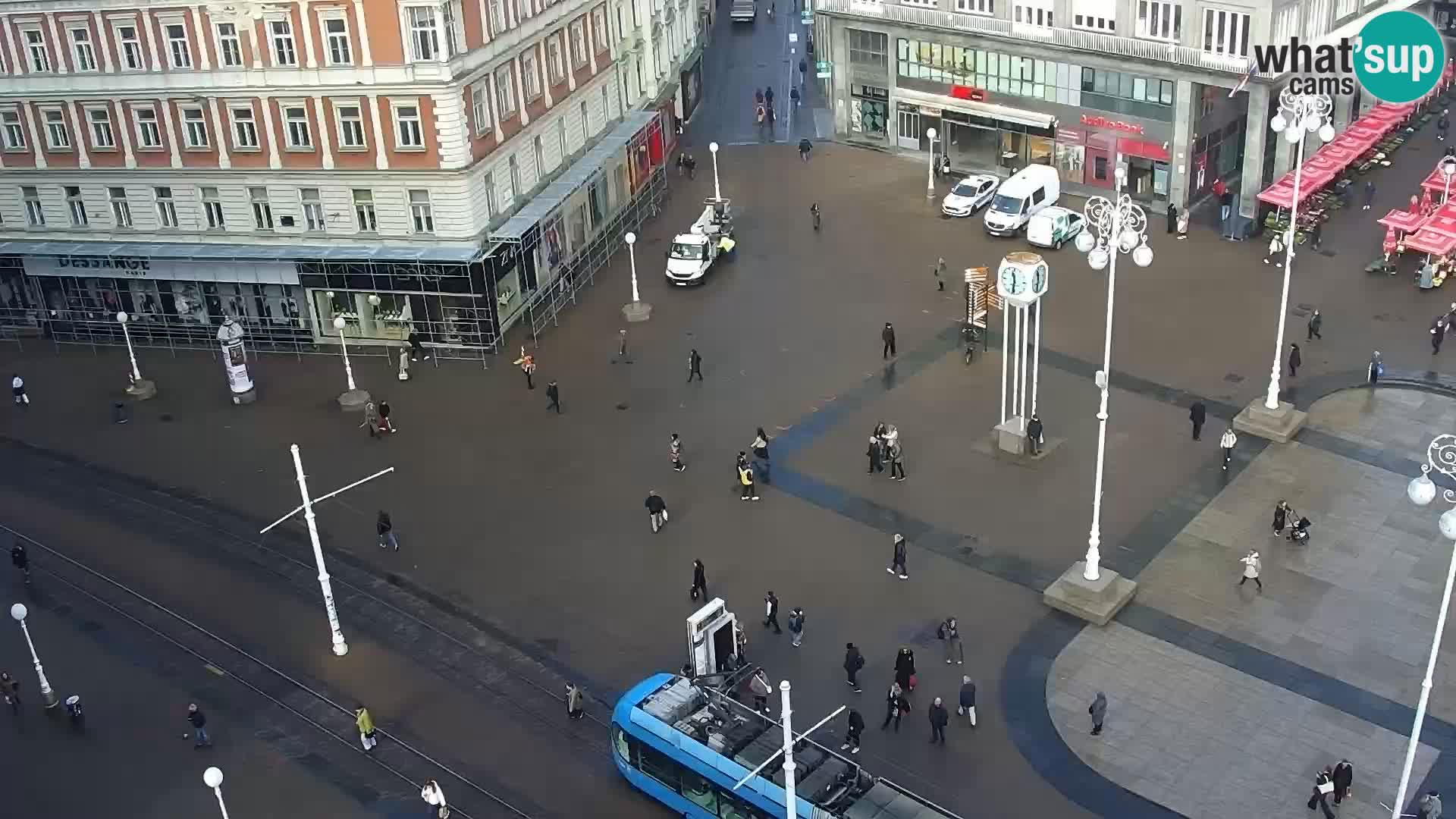 Ban Jelačić Platz  Live webcam Zagreb – Hotel Dubrovnik