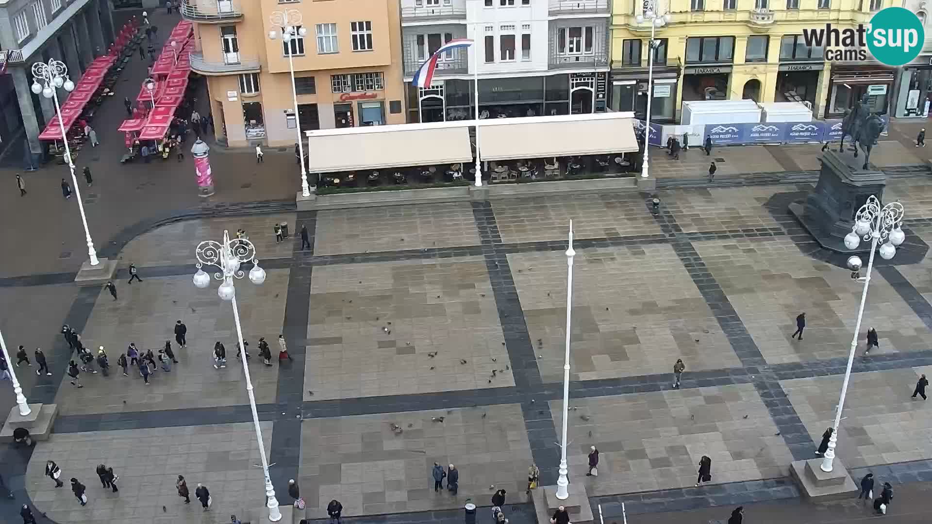 Ban Jelačić Platz  Live webcam Zagreb – Hotel Dubrovnik