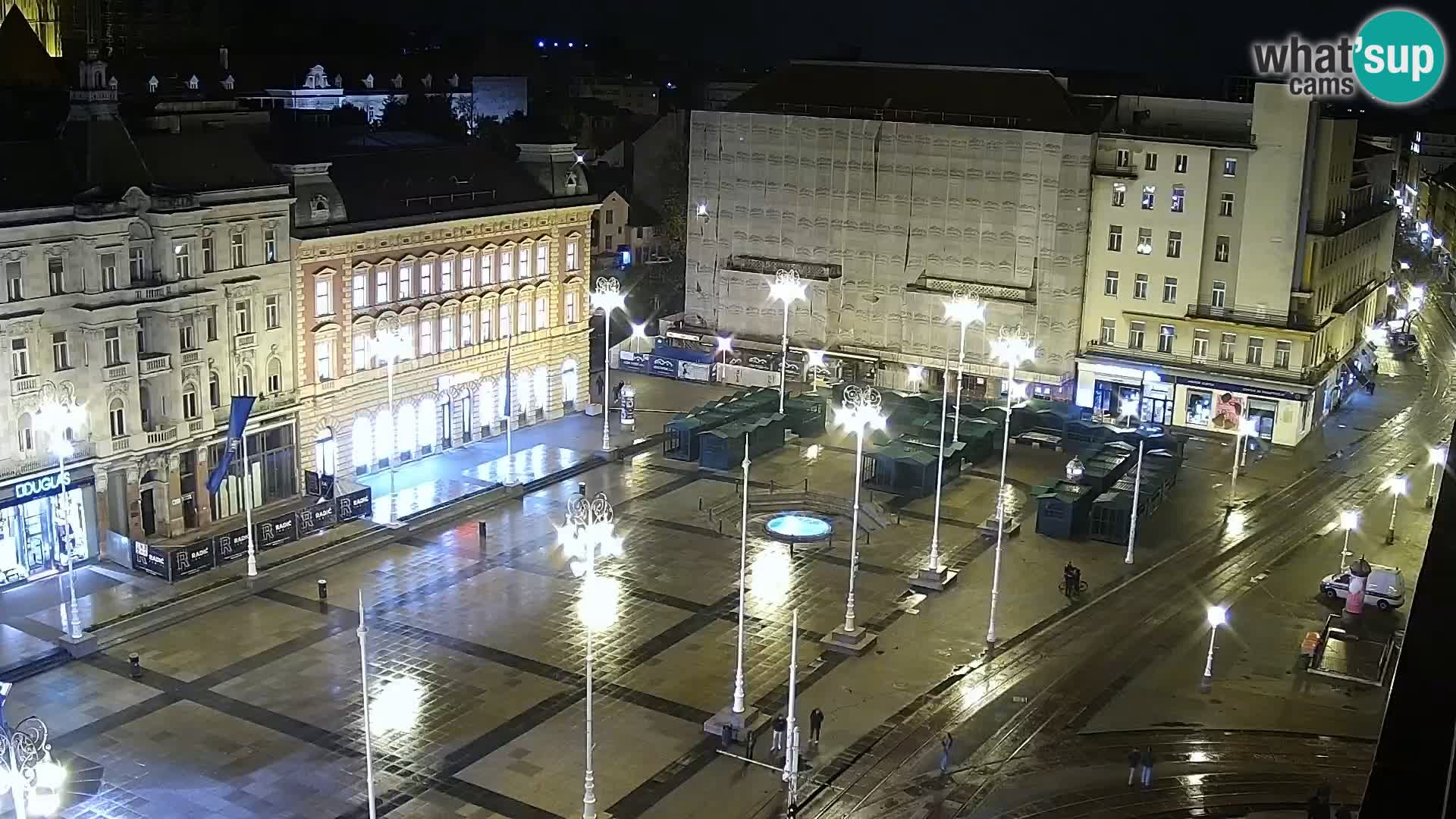 LIVE Webcam Zagreb Hotel Dubrovnik | Ban Jelačić square
