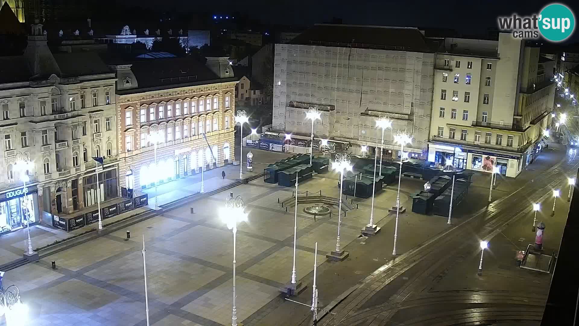 Ban Jelačić Platz  Live webcam Zagreb – Hotel Dubrovnik