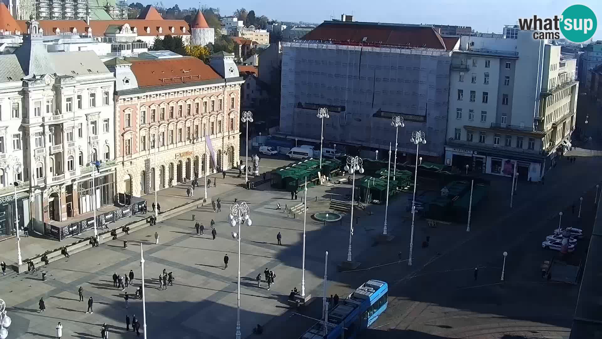 LIVE Webcam Zagreb Hotel Dubrovnik | Ban Jelačić square
