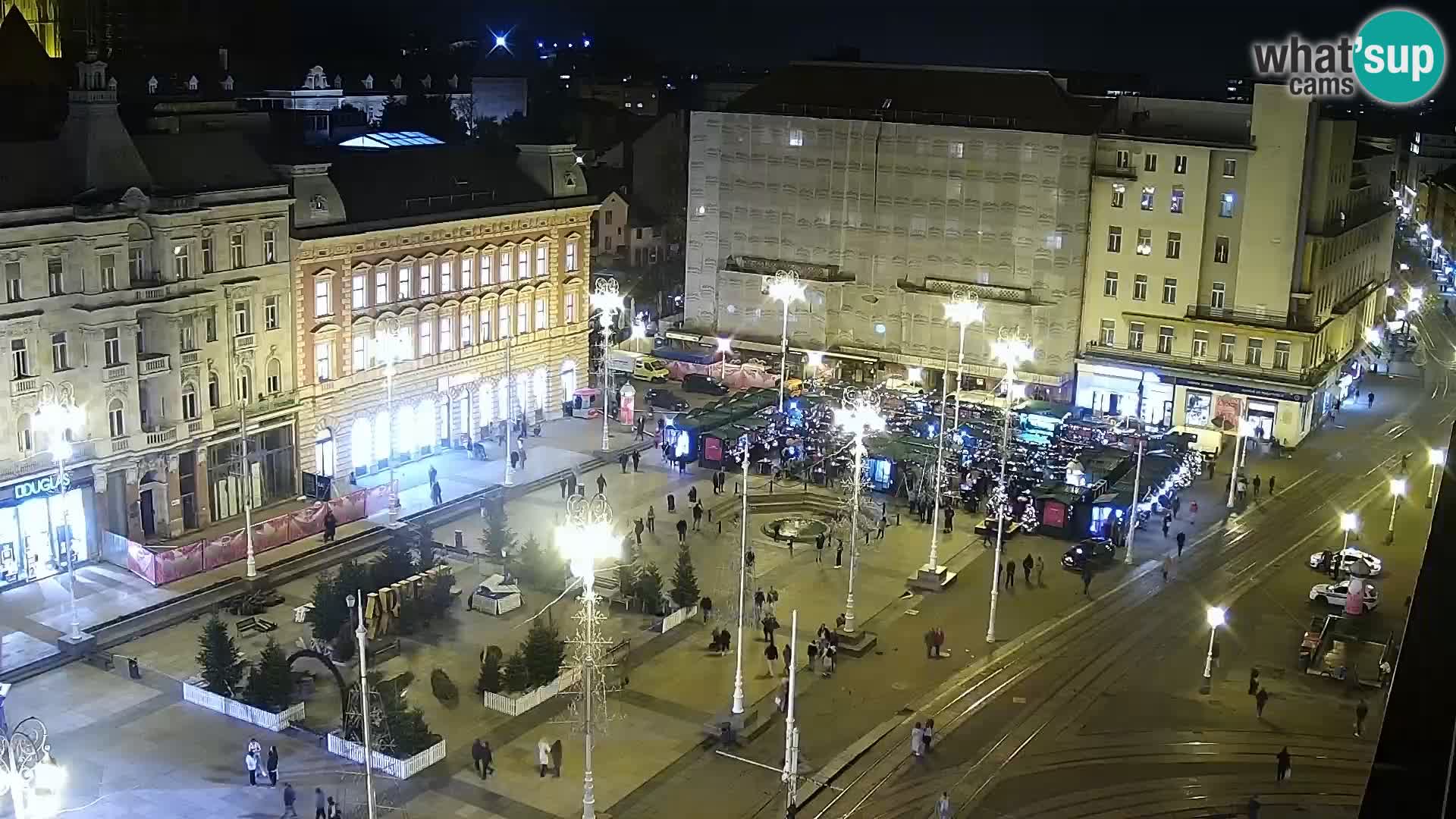 Plaza Ban Jelačić camera en vivo Zagreb – Hotel Dubrovnik