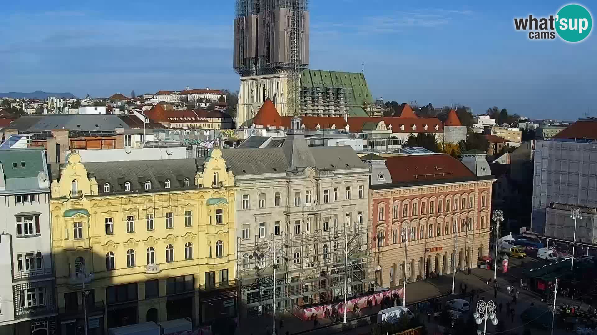 LIVE Webcam Zagreb Hotel Dubrovnik | Ban Jelačić square