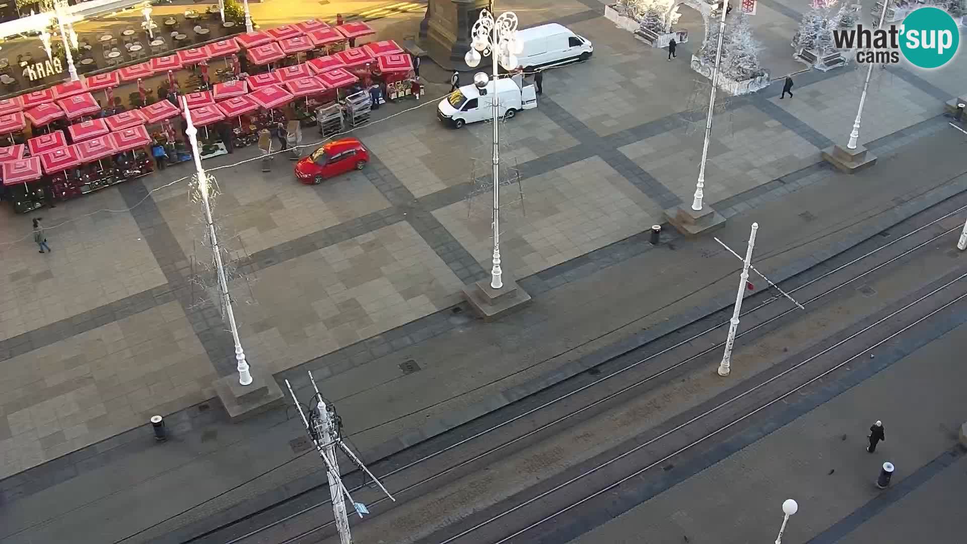 LIVE Webcam Zagreb Hotel Dubrovnik | Ban Jelačić square