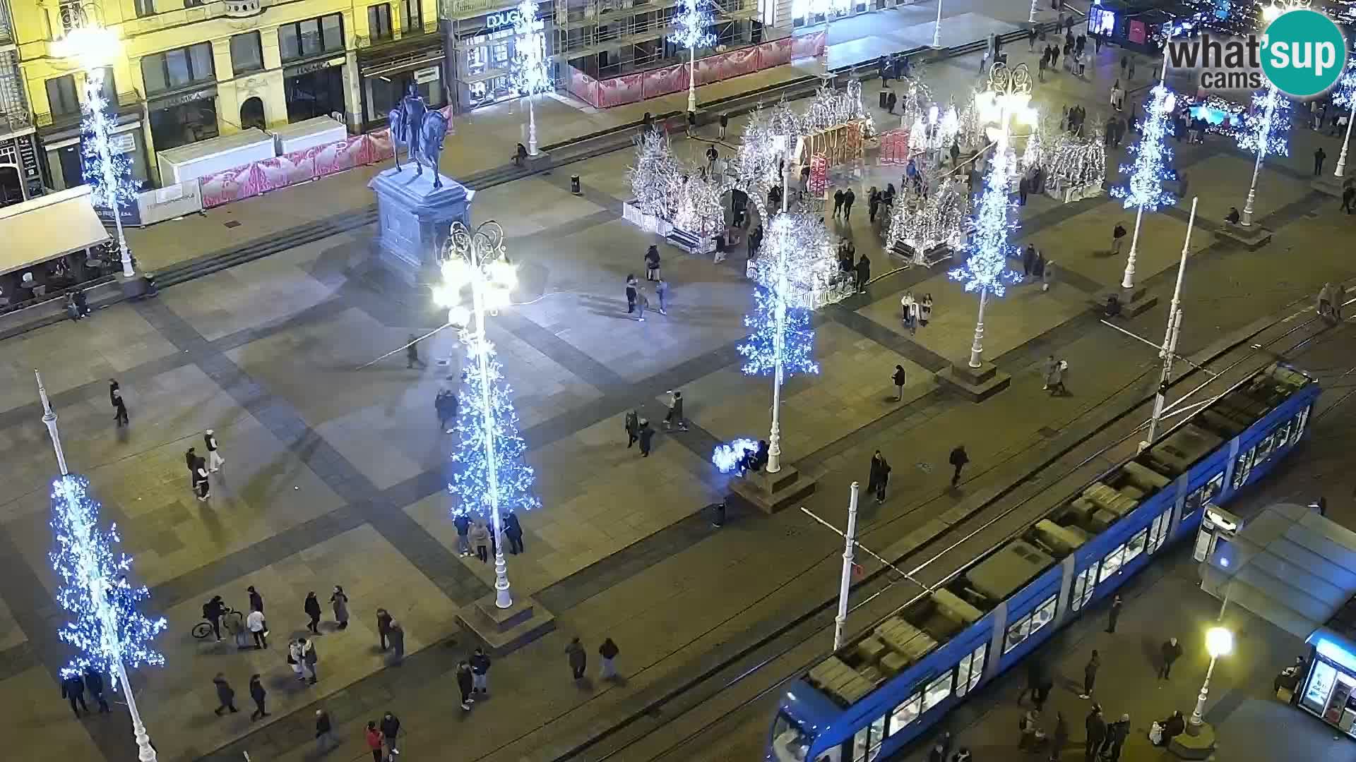 Ban Jelačić Platz  Live webcam Zagreb – Hotel Dubrovnik