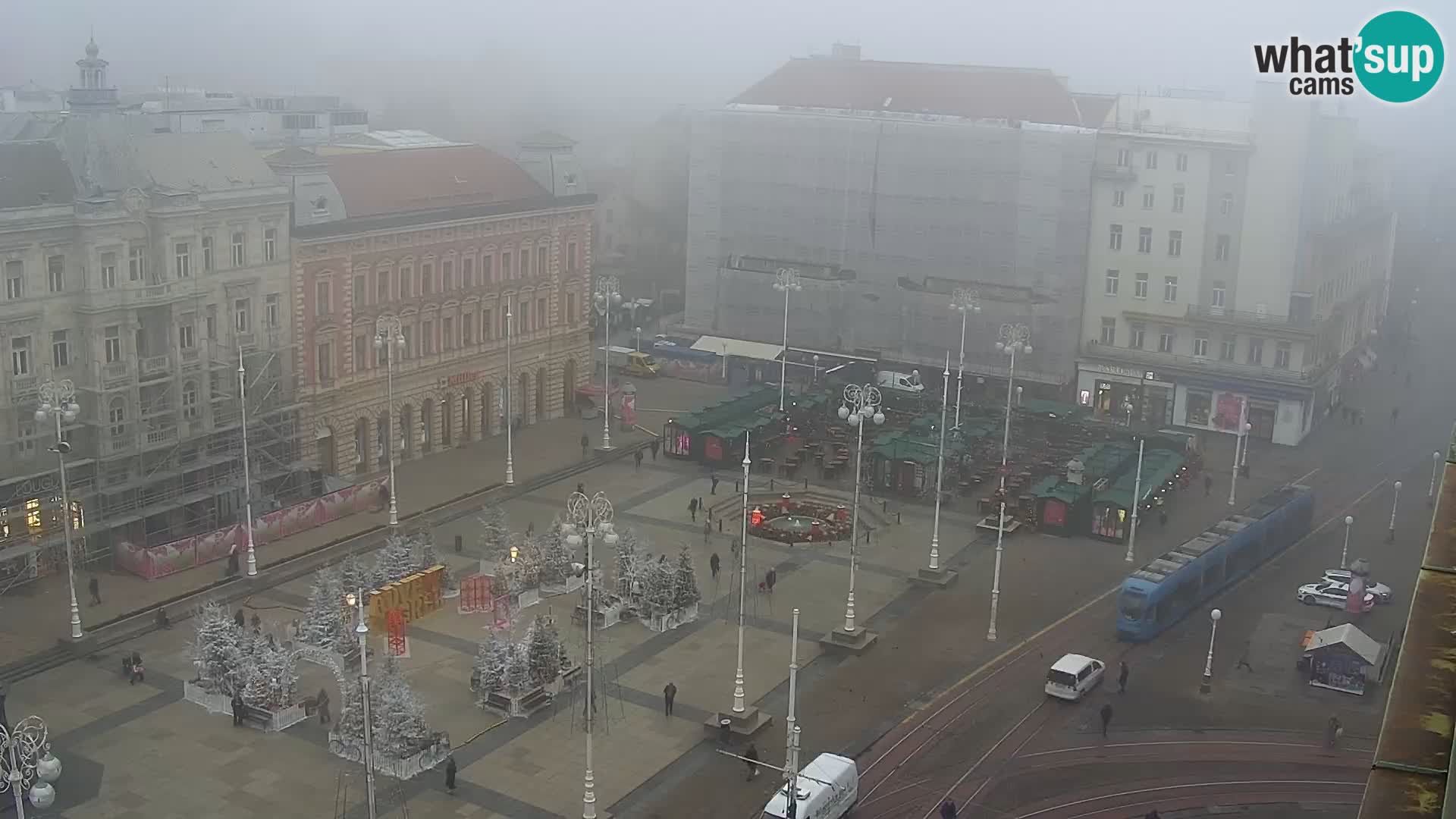 LIVE Webcam Zagreb Hotel Dubrovnik | Ban Jelačić square