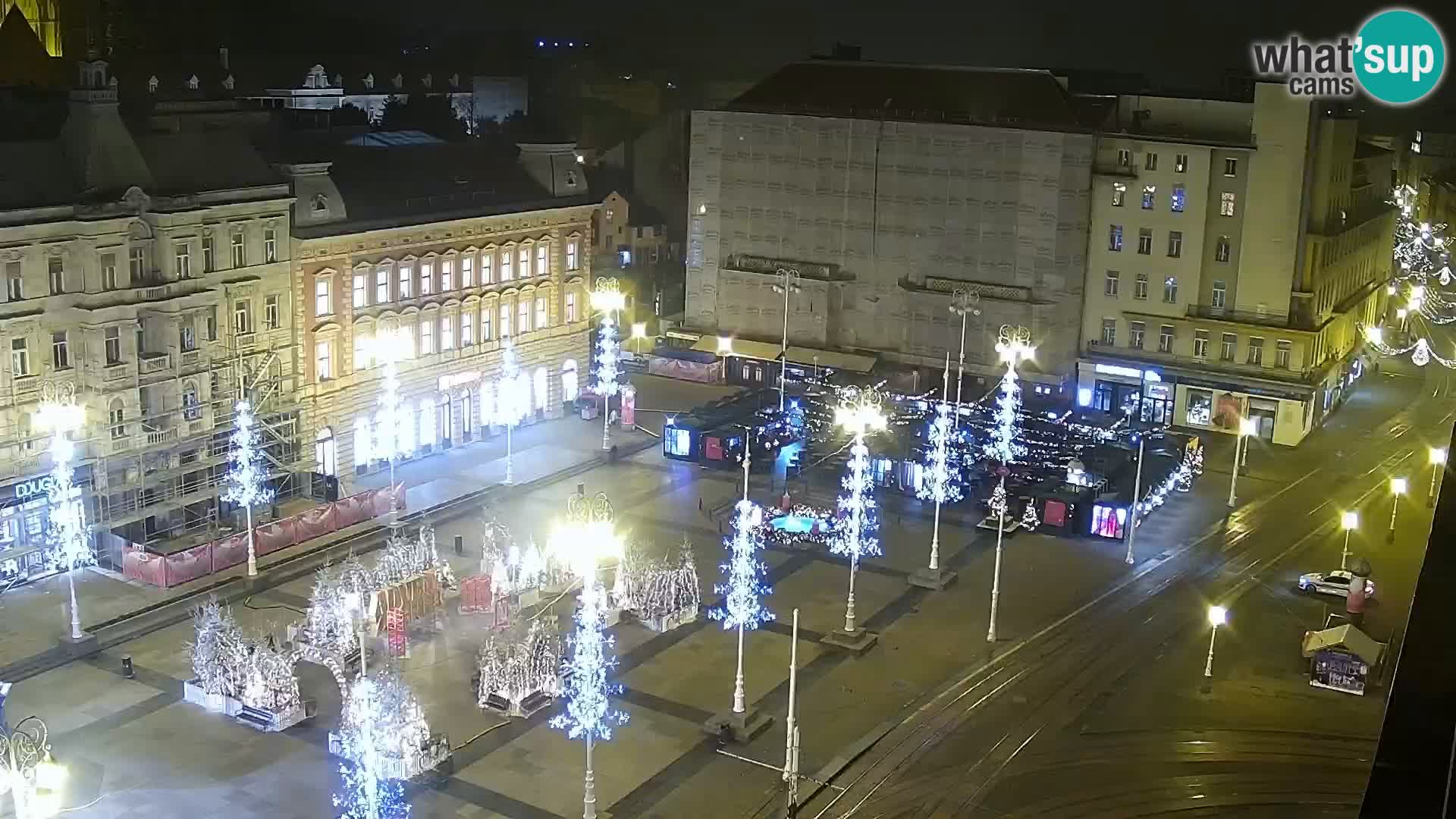 LIVE Webcam Zagreb Hotel Dubrovnik | Ban Jelačić square