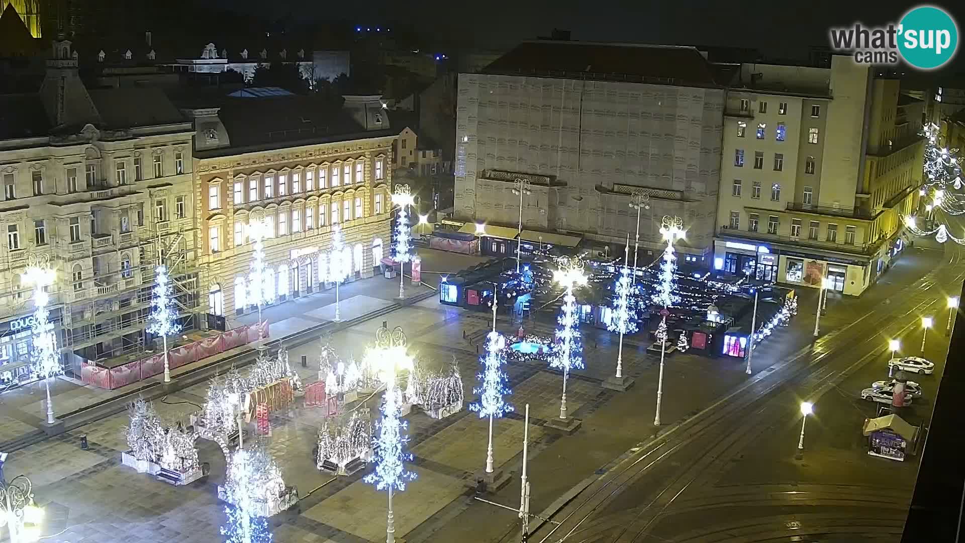 Ban Jelačić Platz  Live webcam Zagreb – Hotel Dubrovnik