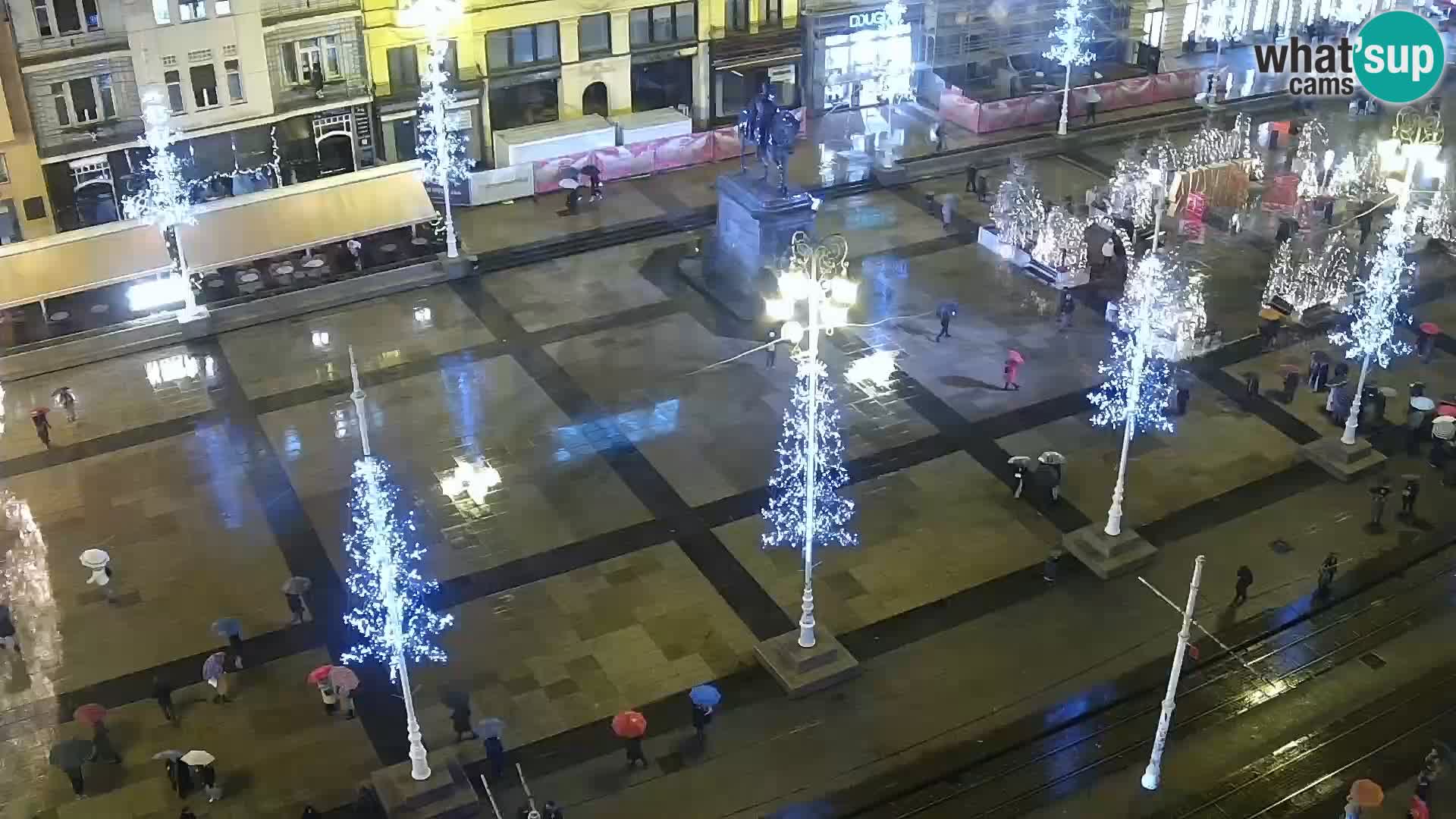 Plaza Ban Jelačić camera en vivo Zagreb – Hotel Dubrovnik