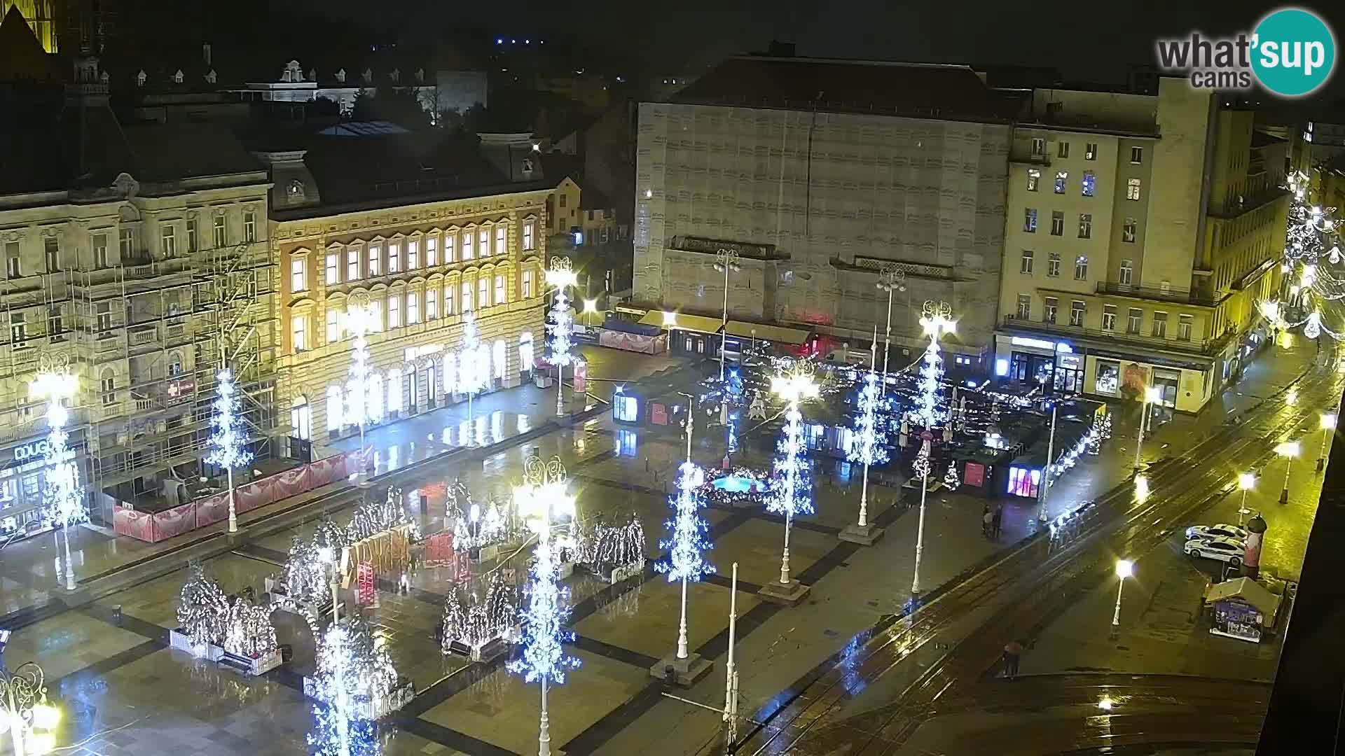 Plaza Ban Jelačić camera en vivo Zagreb – Hotel Dubrovnik