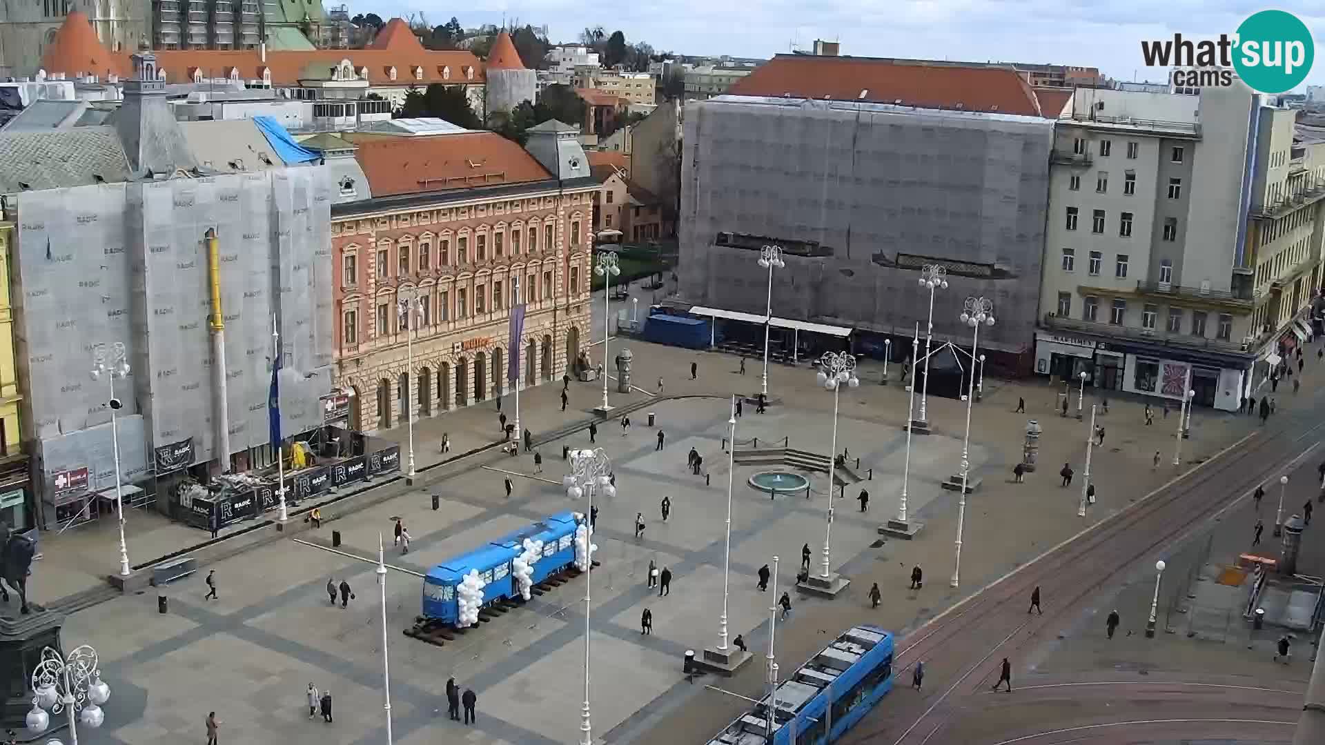 LIVE Webcam Zagreb Hotel Dubrovnik | Ban Jelačić square