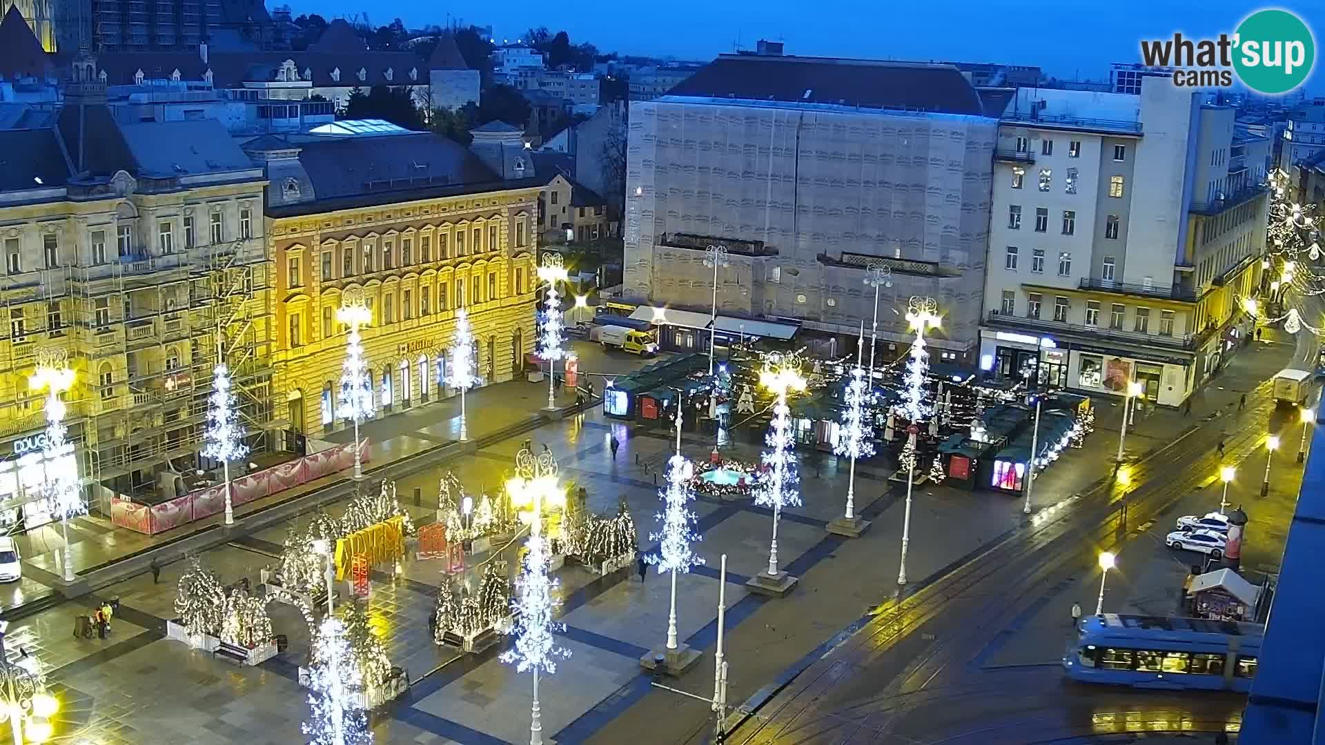 LIVE Webcam Zagreb Hotel Dubrovnik | Ban Jelačić square