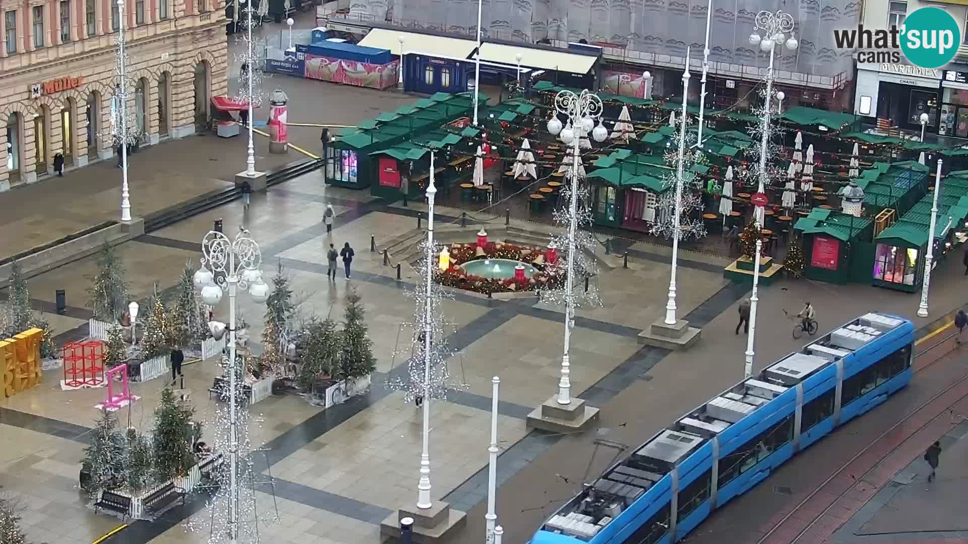 LIVE Webcam Zagreb Hotel Dubrovnik | Ban Jelačić square