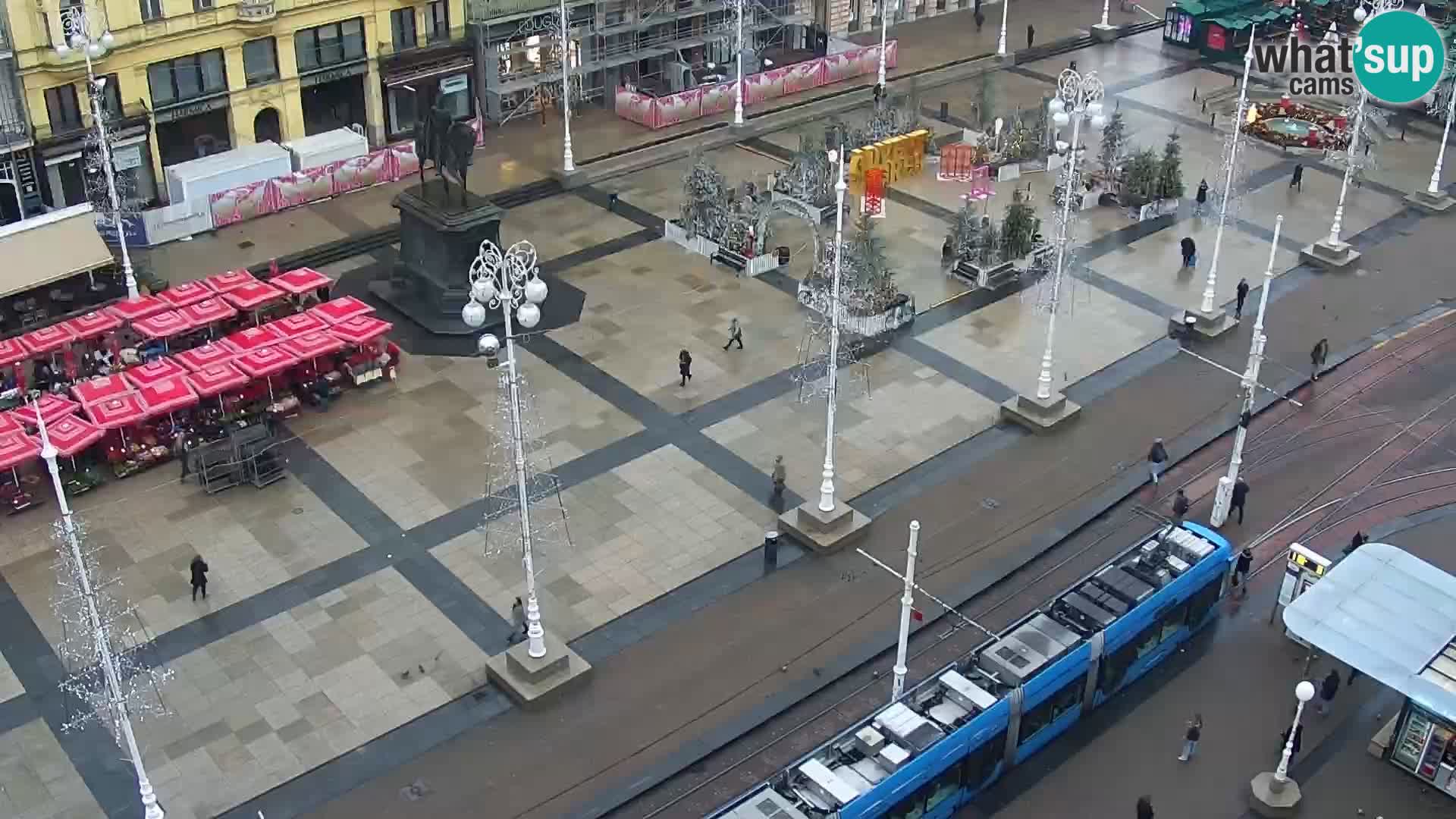 Plaza Ban Jelačić camera en vivo Zagreb – Hotel Dubrovnik