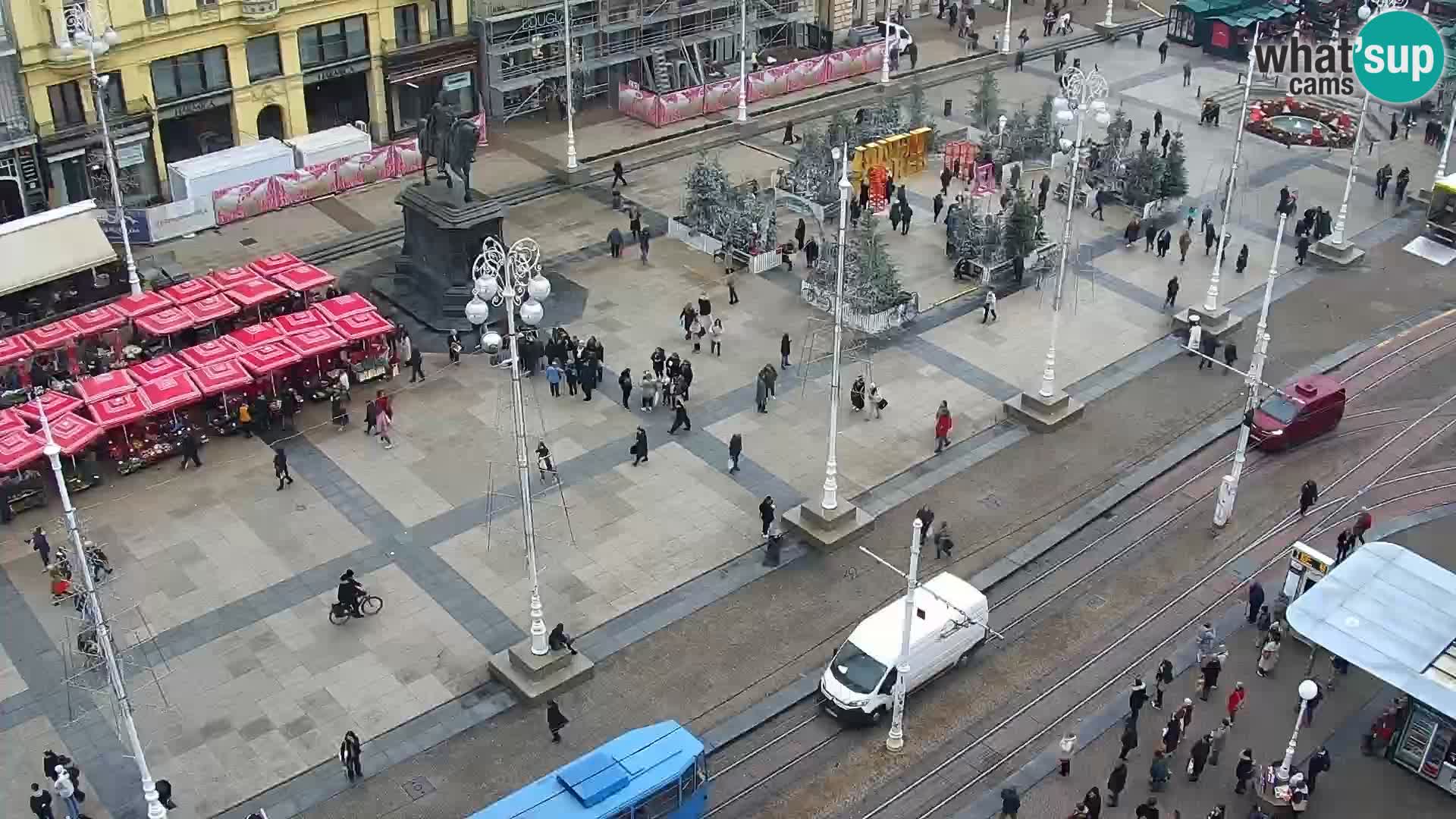Ban Jelačić Platz  Live webcam Zagreb – Hotel Dubrovnik