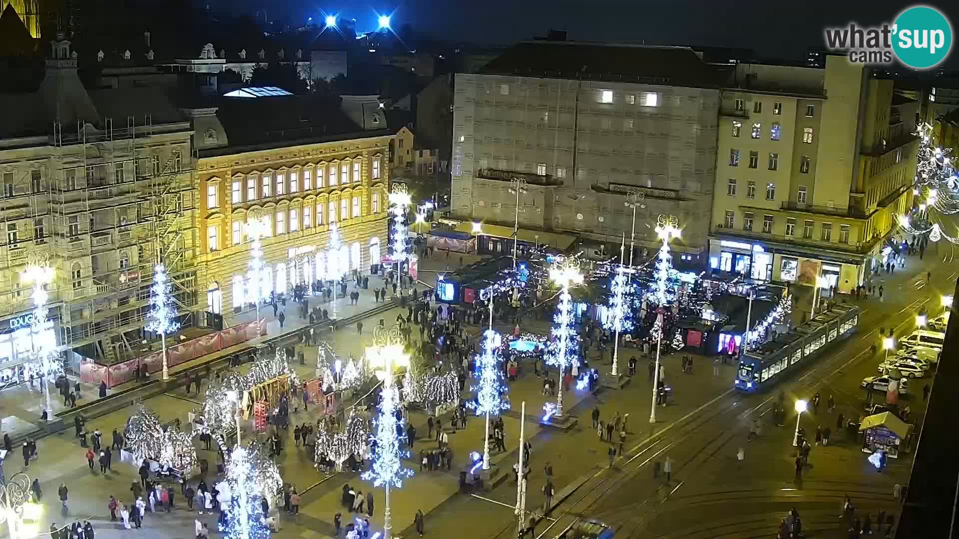 Ban Jelačić Platz  Live webcam Zagreb – Hotel Dubrovnik