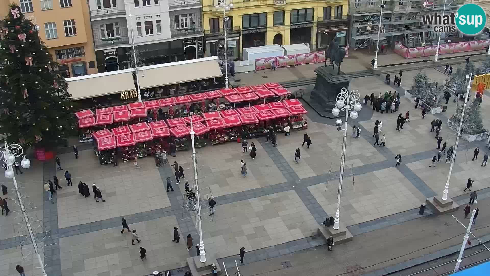 LIVE Webcam Zagreb Hotel Dubrovnik | Ban Jelačić square