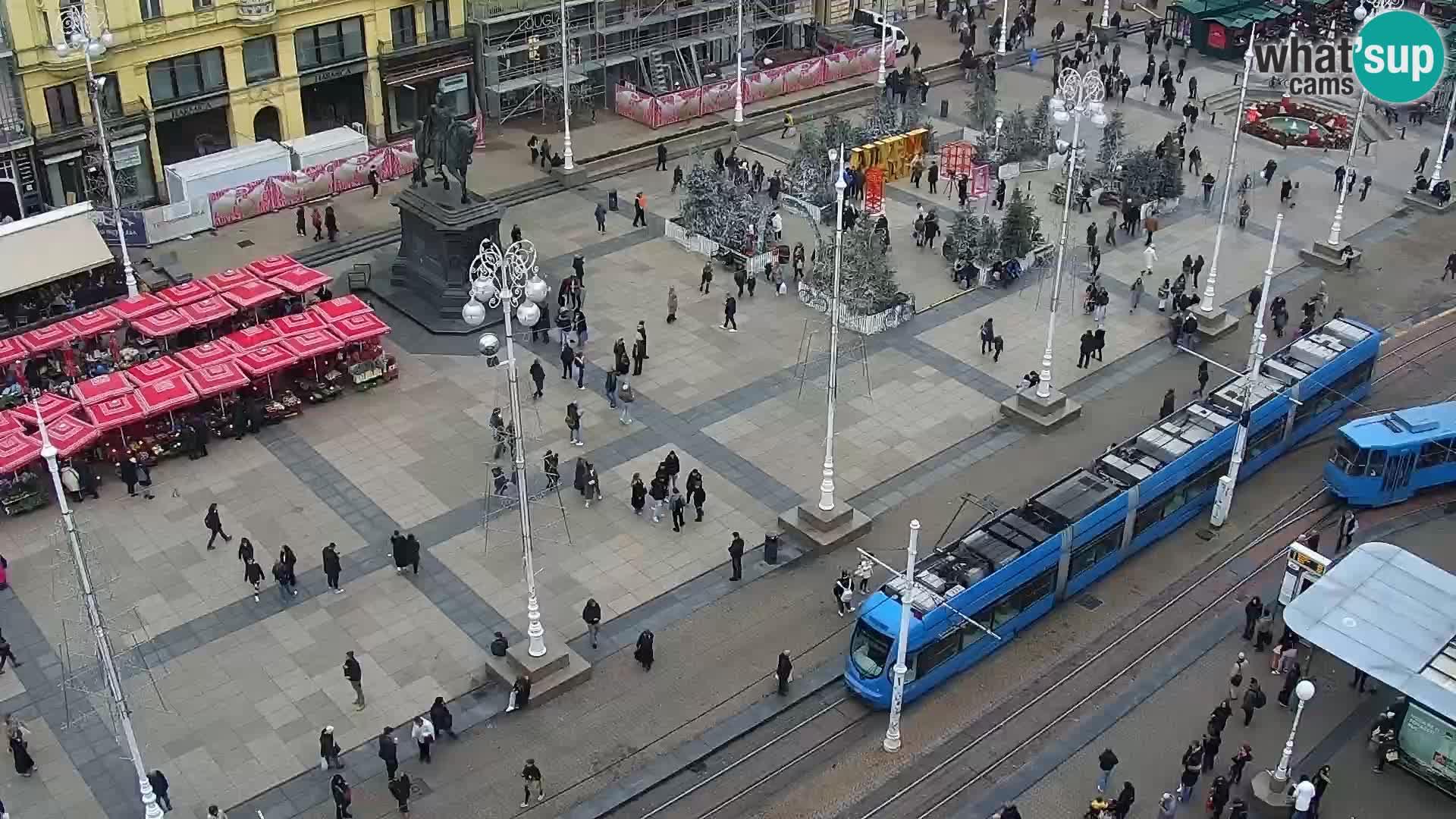 Piazza Ban Jelačić livecam Zagreb – Hotel Dubrovnik