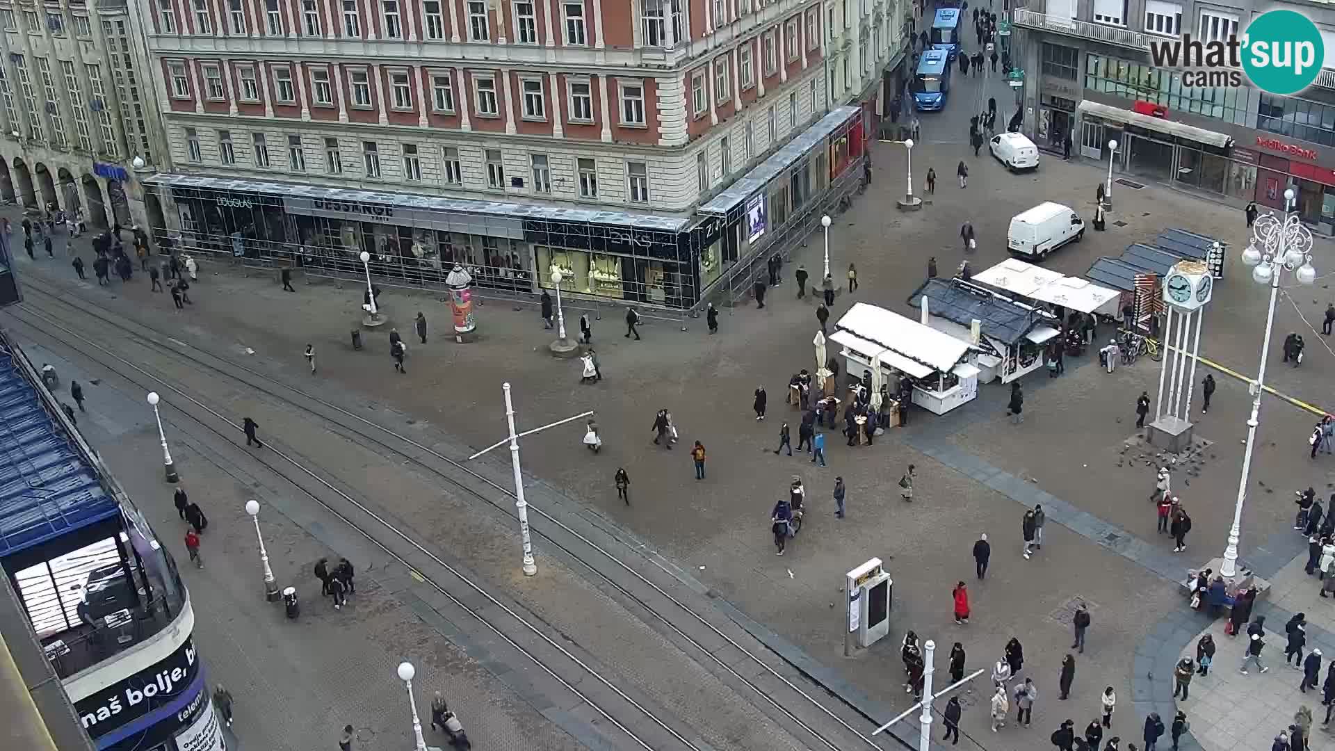 Ban Jelačić live cam Zagreb – Hotel Dubrovnik