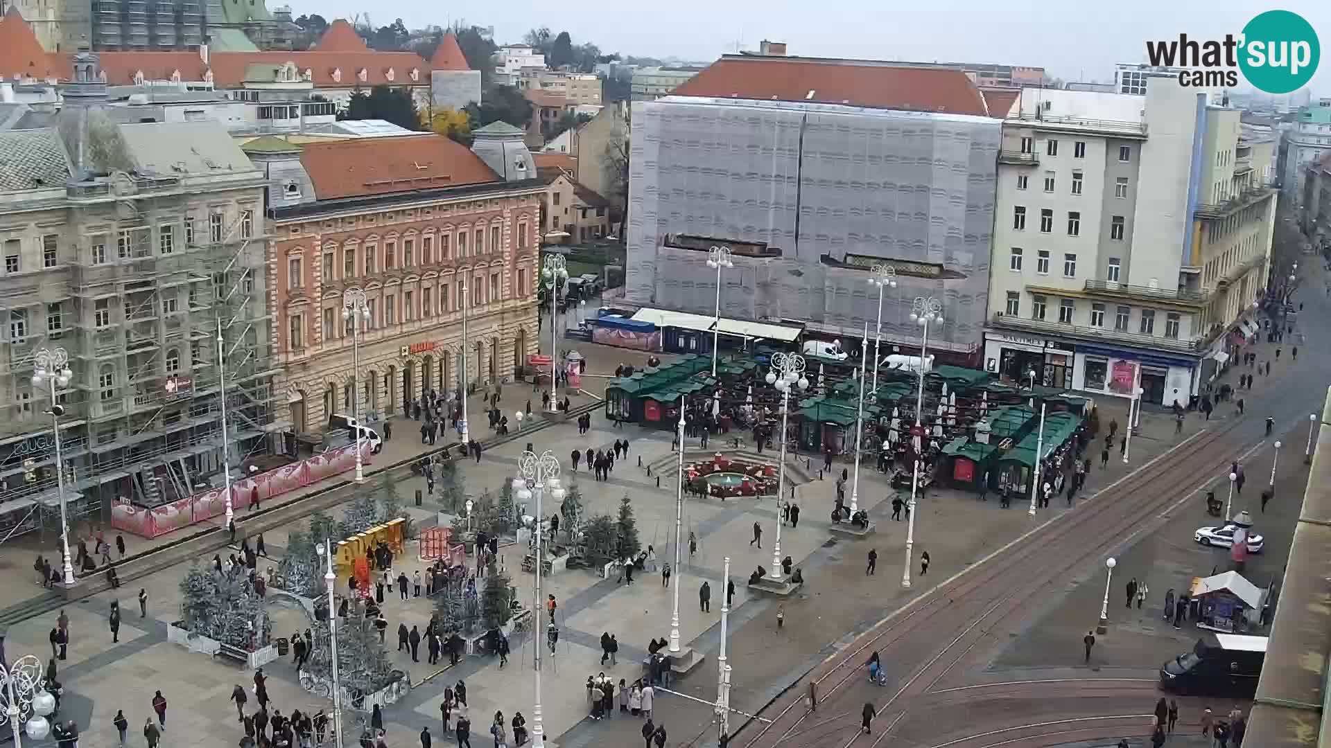 Piazza Ban Jelačić livecam Zagreb – Hotel Dubrovnik