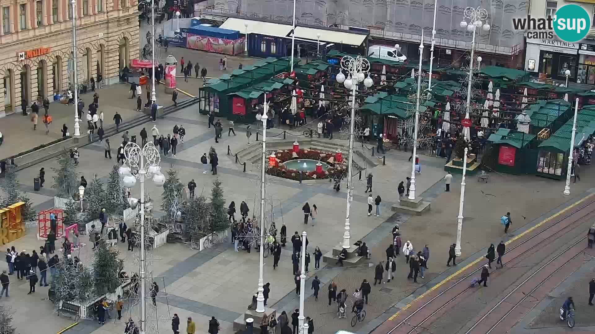 Piazza Ban Jelačić livecam Zagreb – Hotel Dubrovnik
