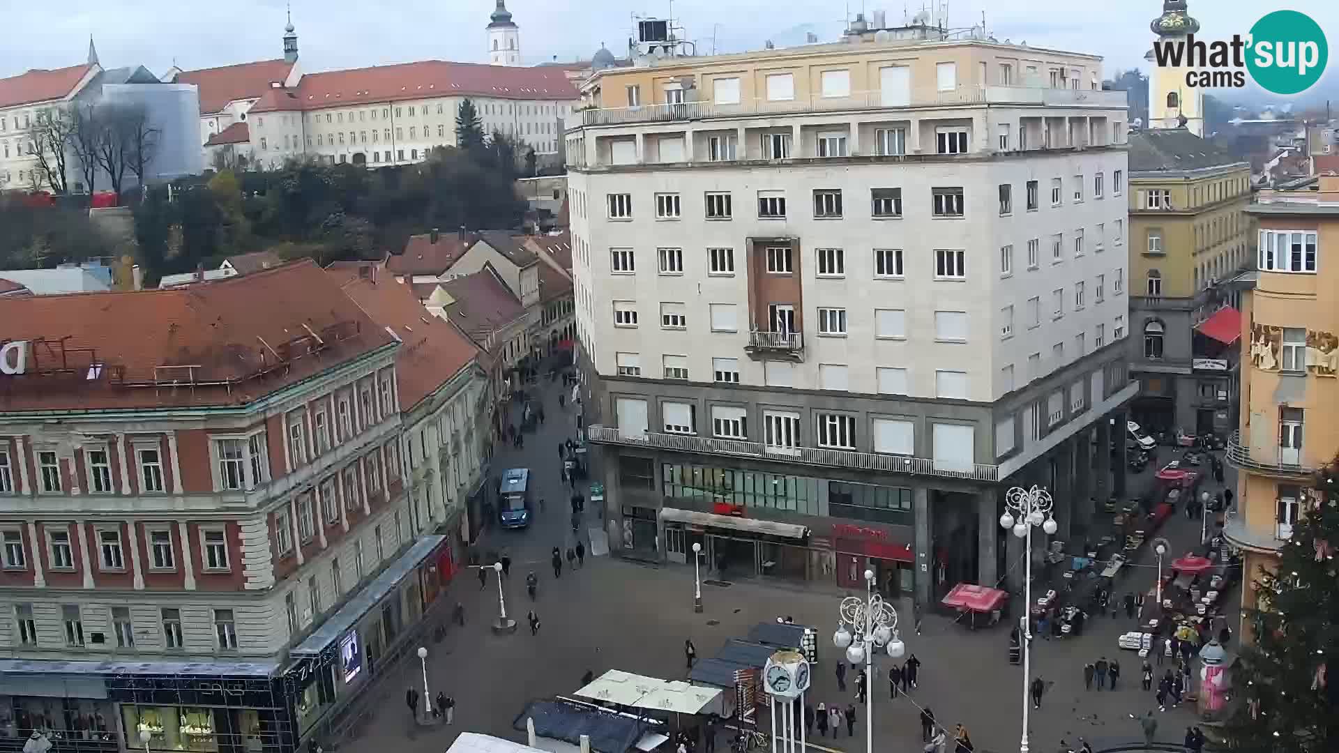 Piazza Ban Jelačić livecam Zagreb – Hotel Dubrovnik