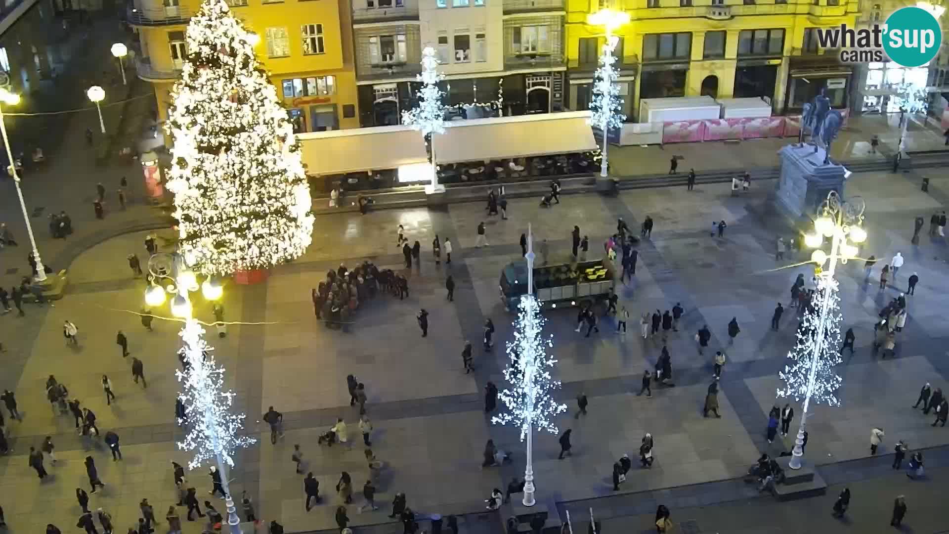 Piazza Ban Jelačić livecam Zagreb – Hotel Dubrovnik