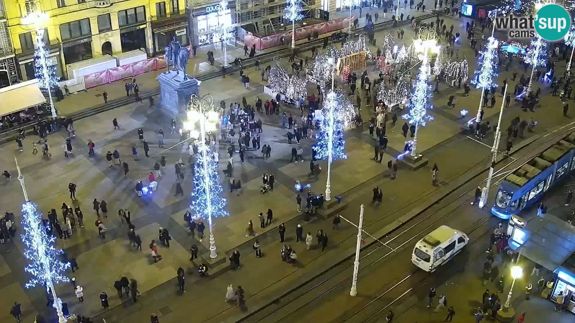 Ban Jelačić Platz  Live webcam Zagreb – Hotel Dubrovnik