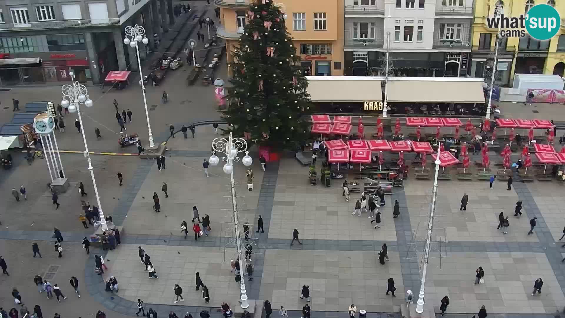 Piazza Ban Jelačić livecam Zagreb – Hotel Dubrovnik