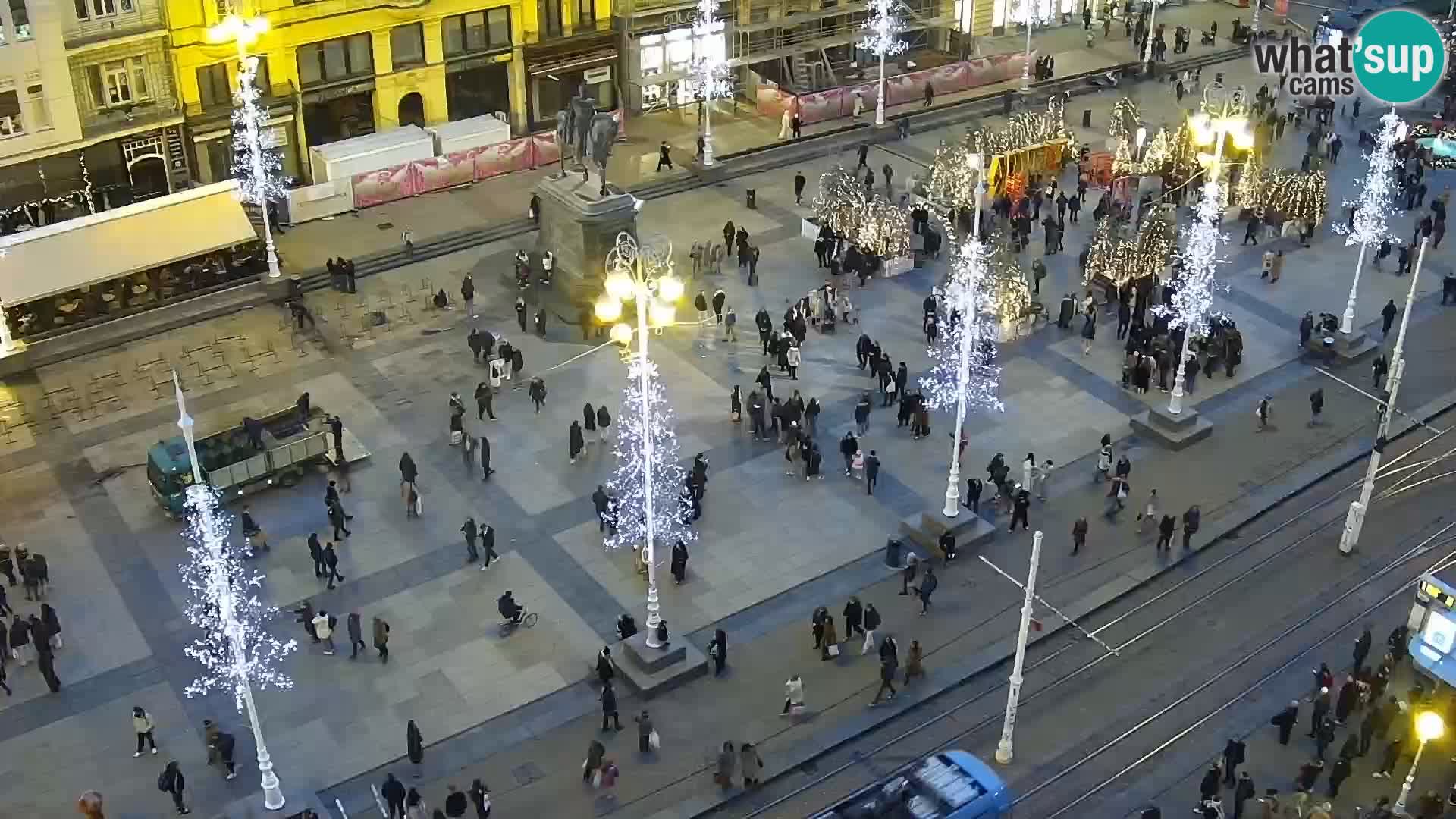 Plaza Ban Jelačić camera en vivo Zagreb – Hotel Dubrovnik