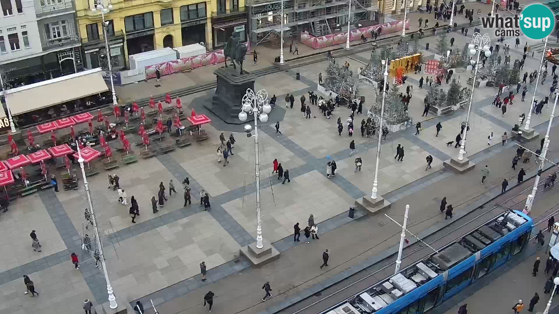 Plaza Ban Jelačić camera en vivo Zagreb – Hotel Dubrovnik