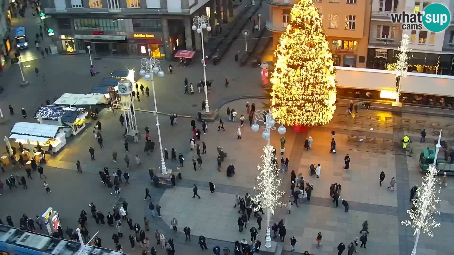 Piazza Ban Jelačić livecam Zagreb – Hotel Dubrovnik