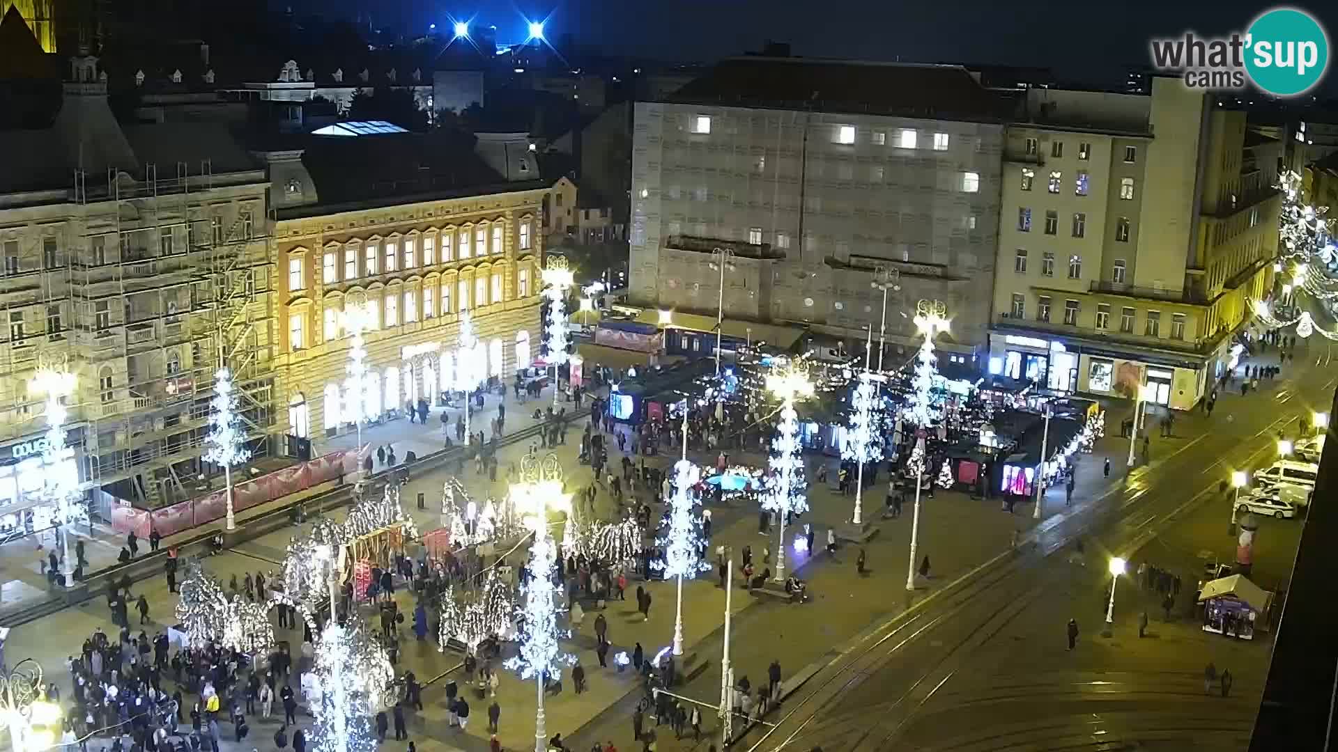 Plaza Ban Jelačić camera en vivo Zagreb – Hotel Dubrovnik