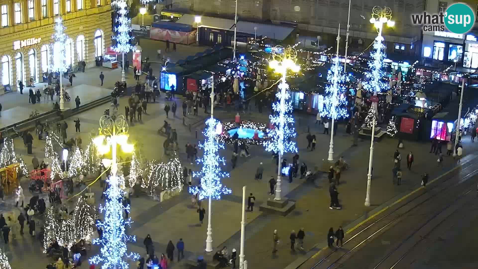 Ban Jelačić Platz Live webcam Zagreb – Hotel Dubrovnik